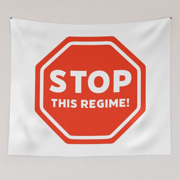 Item preview, Stop this regime! designed and sold by Rachel the Artist .