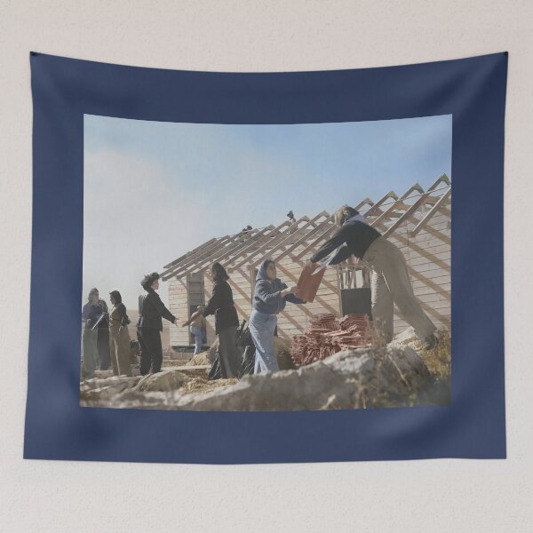 Item preview, Israel, Kibbutz Yasur, Women. 1949. designed and sold by UltraQuirky.