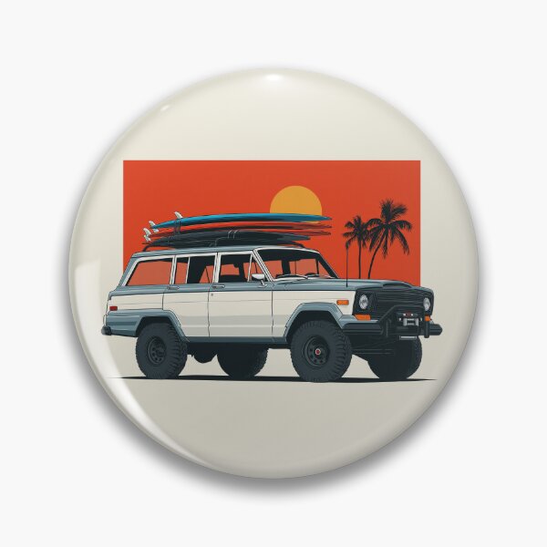 Item preview, Vintage Grand Wagoneer surf ready designed and sold by blackdogshop.