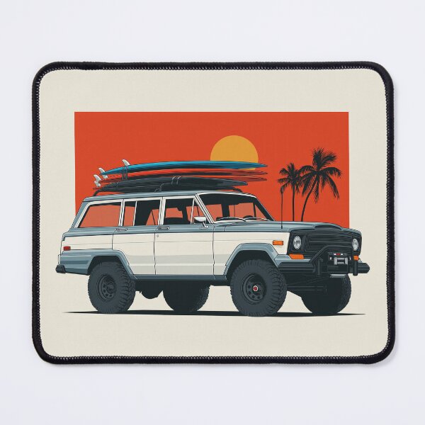 Item preview, Vintage Grand Wagoneer surf ready designed and sold by blackdogshop.