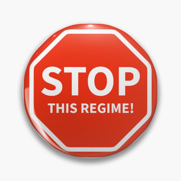 Item preview, Stop this regime! designed and sold by Rachel the Artist .