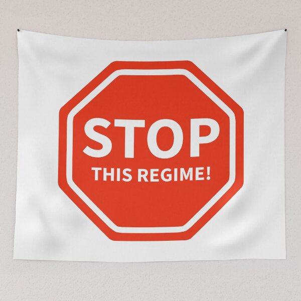 Item preview, Stop this regime! designed and sold by Rachel the Artist .