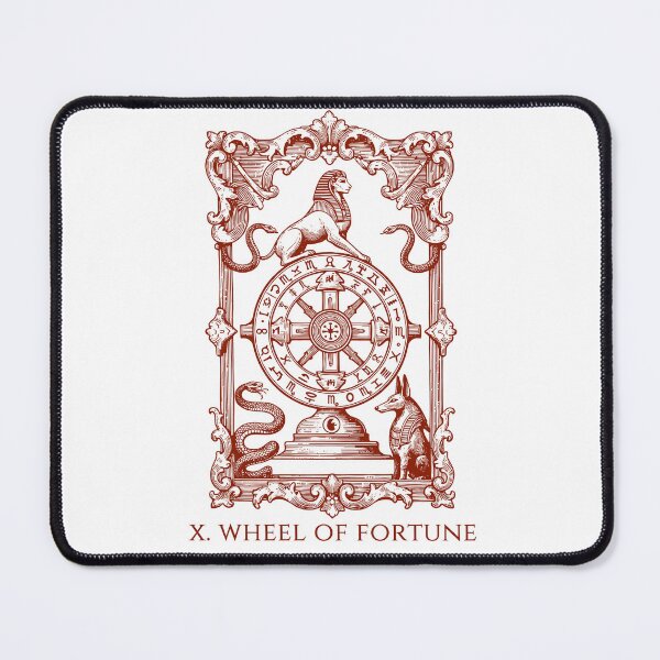 Item preview, Wheel of Fortune - Tarot Card designed and sold by AestheticsTime.