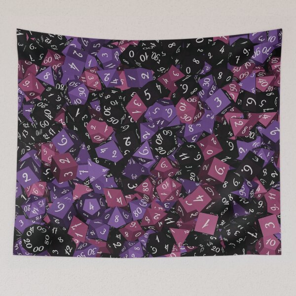 Item preview, Purple Dice Pattern designed and sold by LunaticoDraws.
