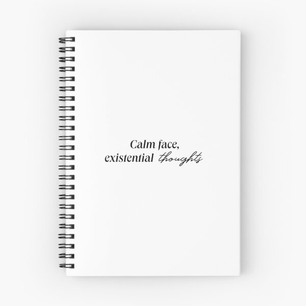 Item preview, CALM FACE EXISTENTIAL THOUGHTS designed and sold by LIS AND MELIVERSO.