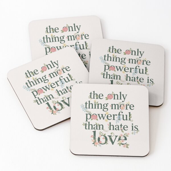 Item preview, Love Over Hate Botanical Art Harmony designed and sold by zzz888.