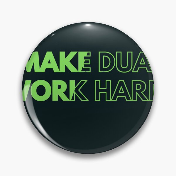 Item preview, Make Dua Work Hard - Islamic Motivational Typography designed and sold by PACS0011.