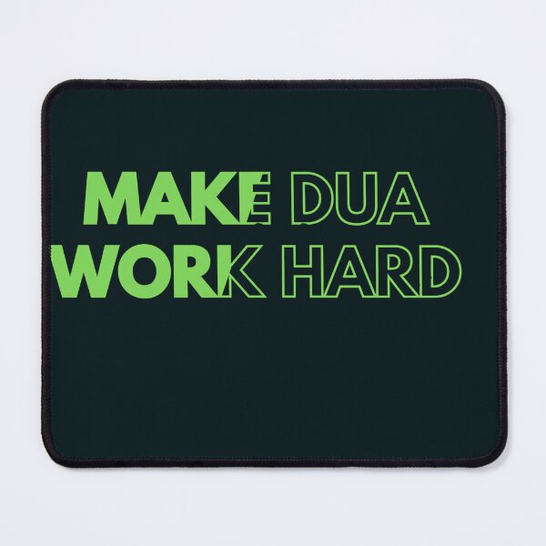 Item preview, Make Dua Work Hard - Islamic Motivational Typography designed and sold by PACS0011.