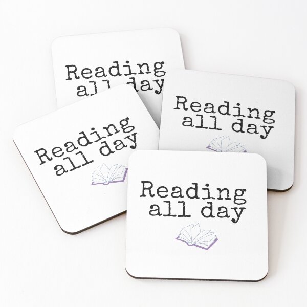 Item preview, Reading All Day Book Lover Gift Sticker designed and sold by ade-datt.