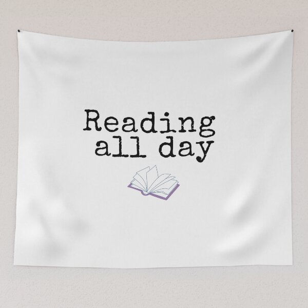 Item preview, Reading All Day Book Lover Gift Sticker designed and sold by ade-datt.