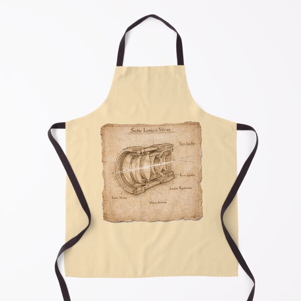 Item preview, Camera Lens Diagram - Da Vinci Drawing Style designed and sold by BlushMoodStudio.