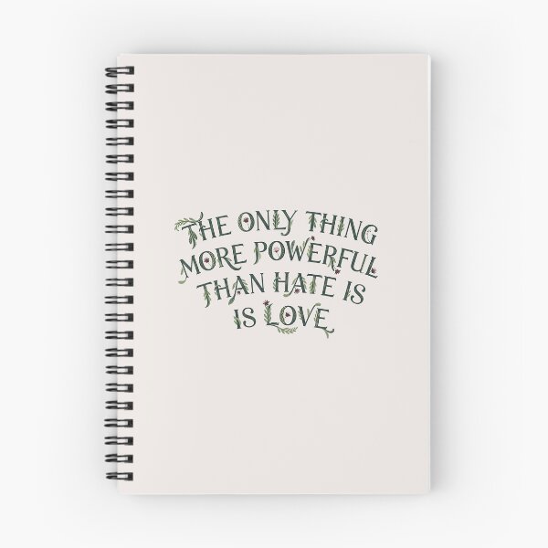 Item preview, Love Over Hate Botanical Arch Typography designed and sold by zzz888.