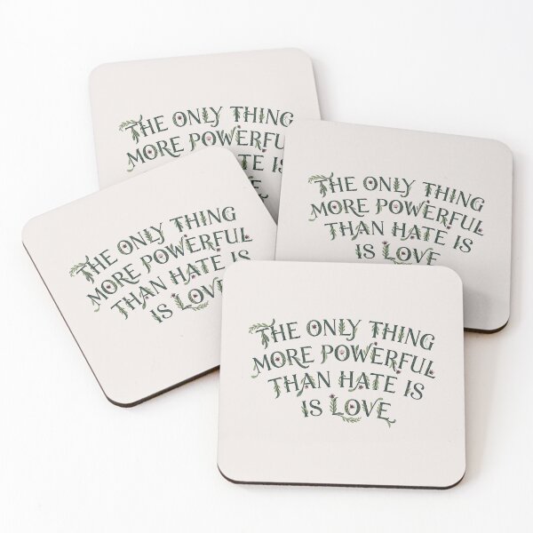 Item preview, Love Over Hate Botanical Arch Typography designed and sold by zzz888.