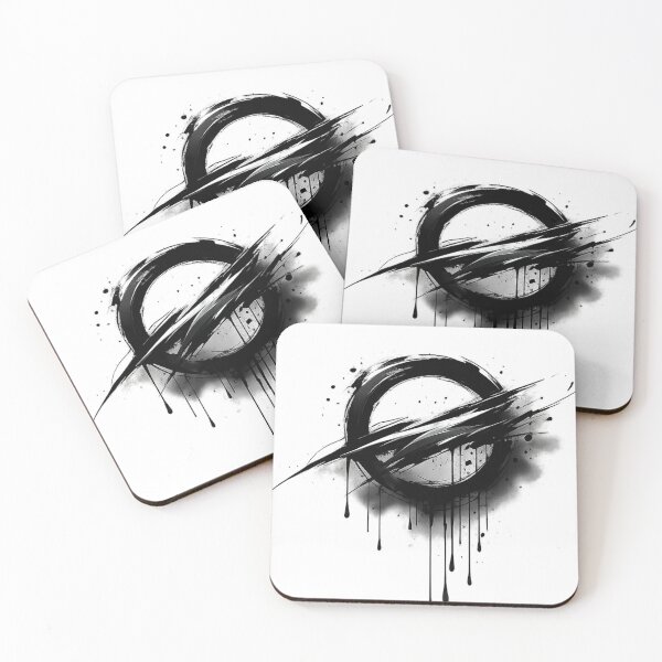 Item preview, Dripping Grunge Zen Circle Art. designed and sold by HubiUrbanStudio.