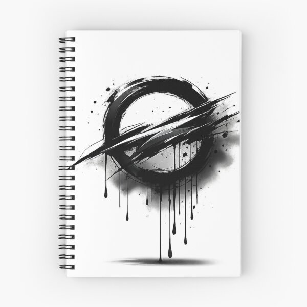 Item preview, Dripping Grunge Zen Circle Art. designed and sold by HubiUrbanStudio.
