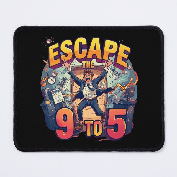 Item preview, Escape The 9 To 5 designed and sold by KapiPrint.