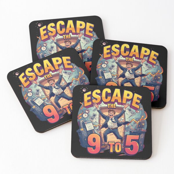 Item preview, Escape The 9 To 5 designed and sold by KapiPrint.