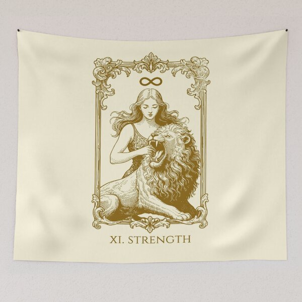 Item preview, Strength - Tarot Card designed and sold by AestheticsTime.