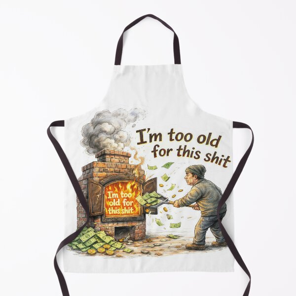 Item preview, Money Furnace – I'm Too Old Sticker designed and sold by Felixuss.