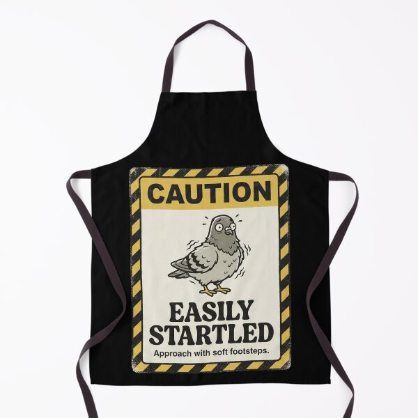 Item preview, Caution Easily Startled Pigeon designed and sold by Visual Dept..
