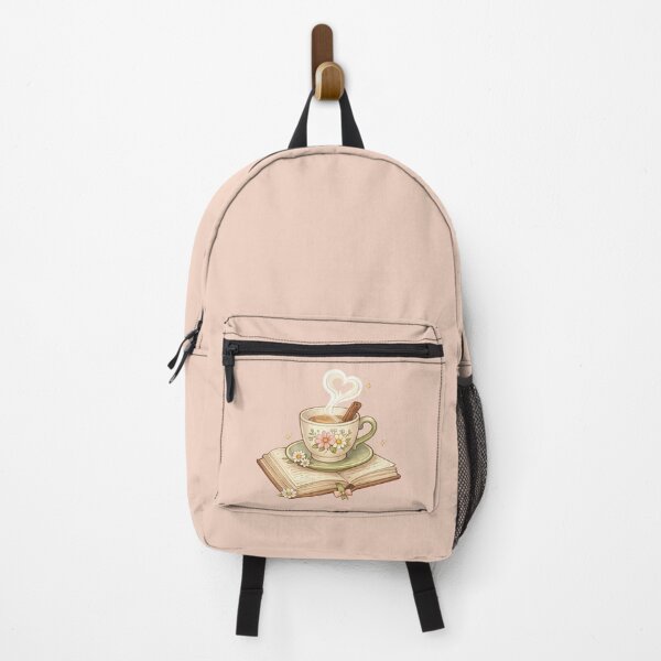 Item preview, Cozy Reading Tea Sticker – Cottagecore Book Lover Aesthetic designed and sold by SnugbugStudios.
