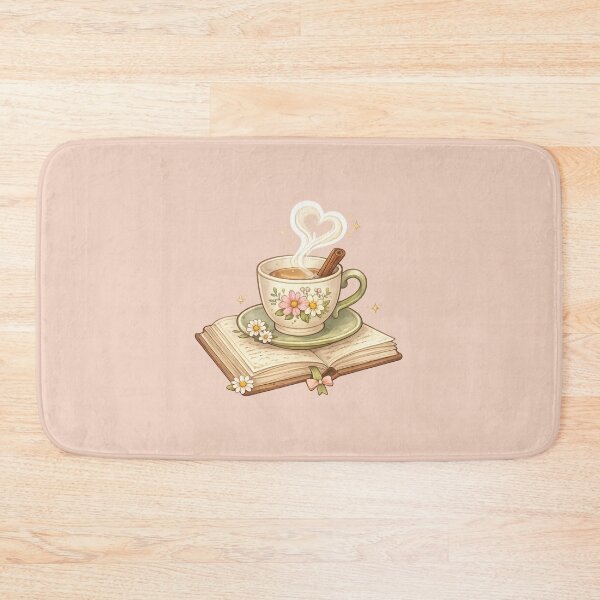 Item preview, Cozy Reading Tea Sticker – Cottagecore Book Lover Aesthetic designed and sold by SnugbugStudios.