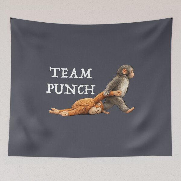 Item preview, Team Punch Monkey Classic T-Shirt – Funny Cute Animal Meme Design designed and sold by ZWITABLDIYA.