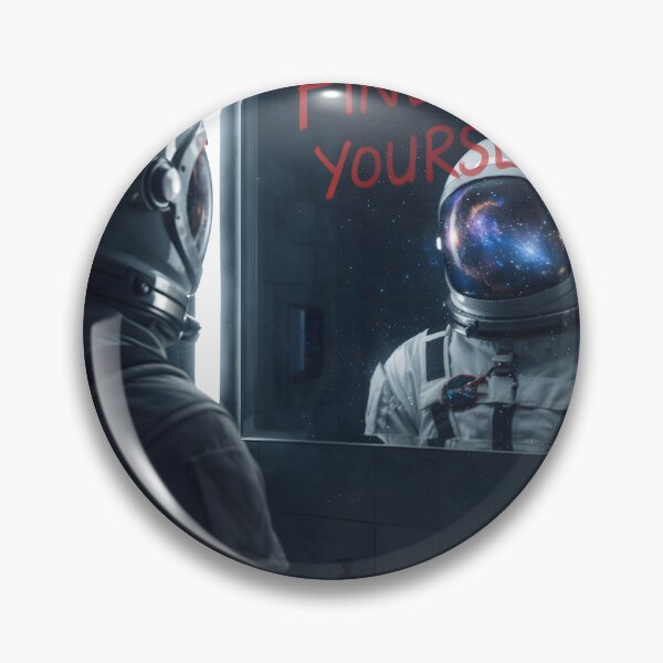 Item preview, Find Yourself Astronaut Space Motivation designed and sold by AbstractAuraArt.