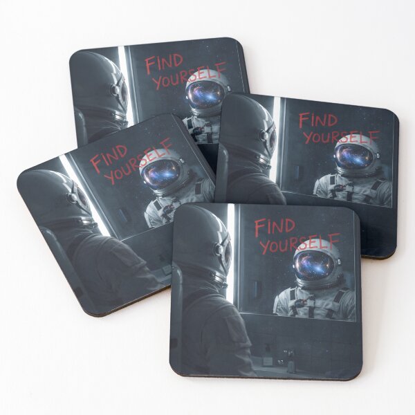 Item preview, Find Yourself Astronaut Space Motivation designed and sold by AbstractAuraArt.