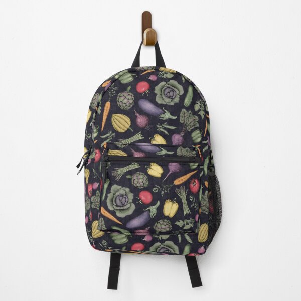 Item preview, Colorful Vegetable Garden with Cabbage/Eggplant/Carrots - Dark designed and sold by somecallmebeth.