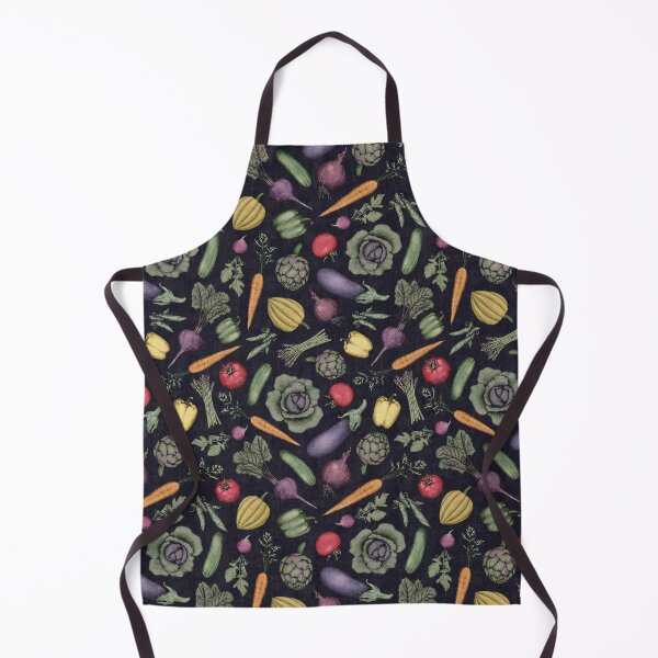 Item preview, Colorful Vegetable Garden with Cabbage/Eggplant/Carrots - Dark designed and sold by somecallmebeth.