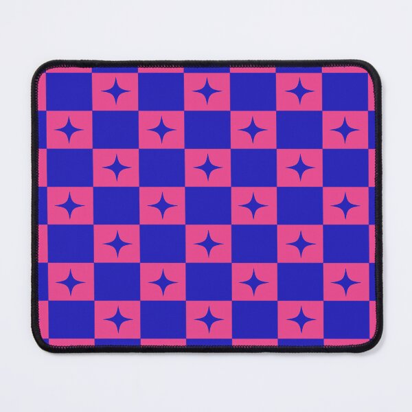 Item preview, Checkered Blue & Pink Tile With Sparkles designed and sold by CamilasPrints.