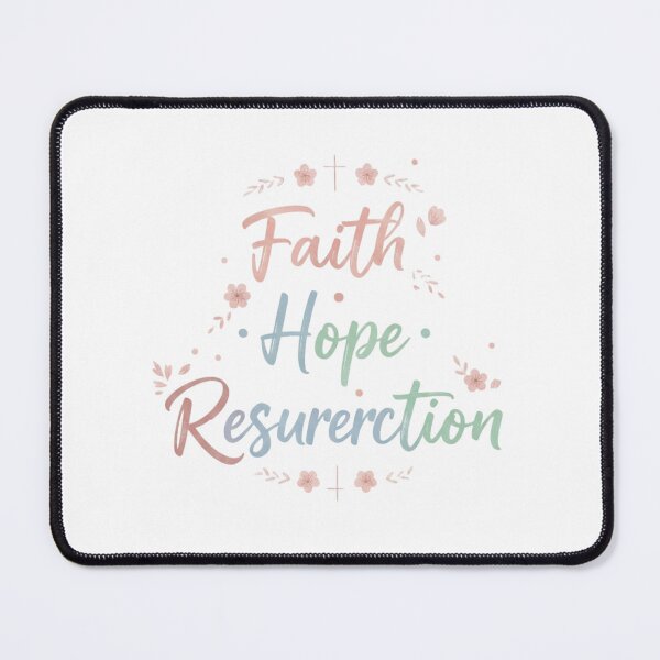 Item preview, Faith Hope Resurrection Christian Easter design| He Is Risen Religious Spring design designed and sold by EverydayTrendz.
