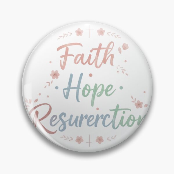 Item preview, Faith Hope Resurrection Christian Easter design| He Is Risen Religious Spring design designed and sold by EverydayTrendz.