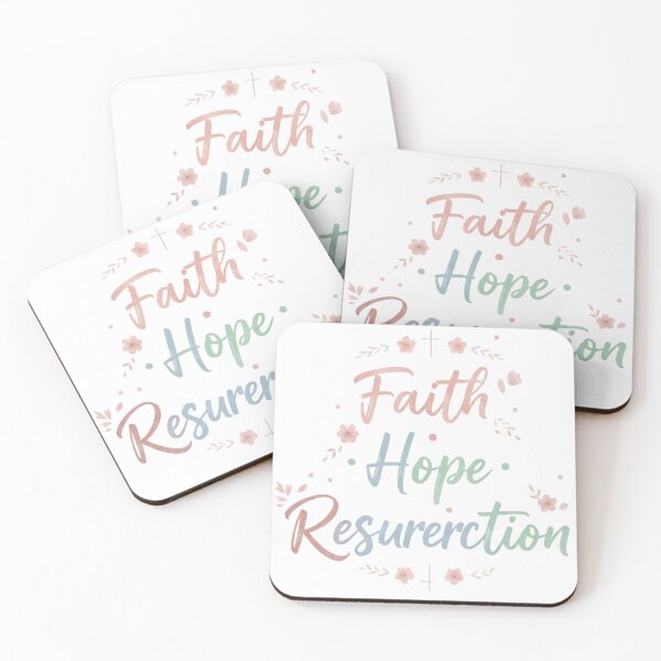 Item preview, Faith Hope Resurrection Christian Easter design| He Is Risen Religious Spring design designed and sold by EverydayTrendz.