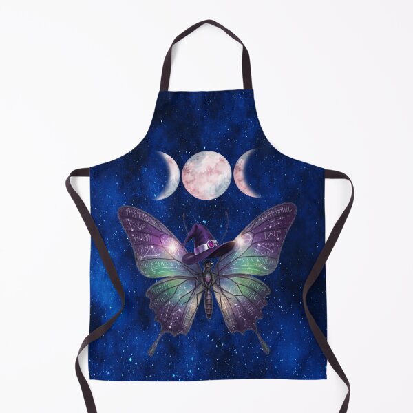 Item preview, Enchanted Witch Moth With Runes & Triple Moon designed and sold by MysticOzzy.