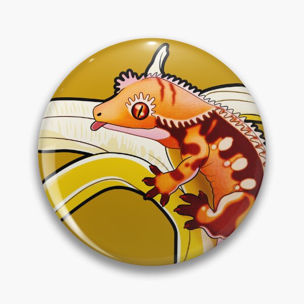 Item preview, Crested Gecko on a Banana Fruit designed and sold by Vinji-art.