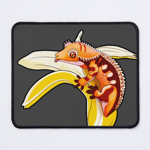 Item preview, Crested Gecko on a Banana Fruit designed and sold by Vinji-art.