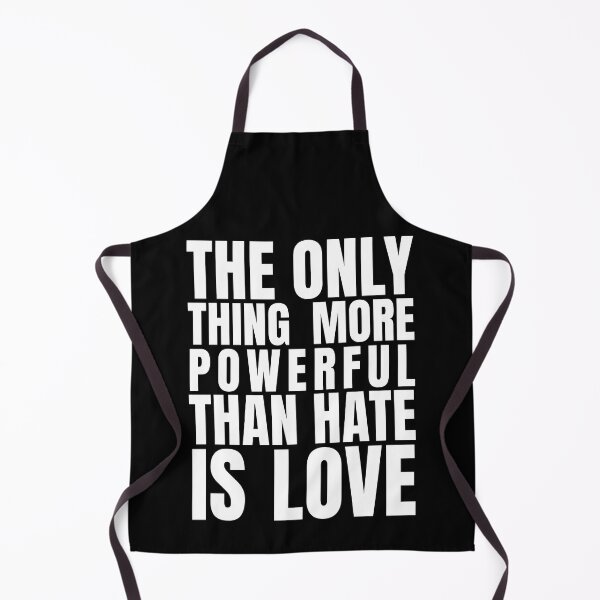 Item preview, The Only Thing More Powerful Than Hate Is Love Typography designed and sold by Vision Crafted.