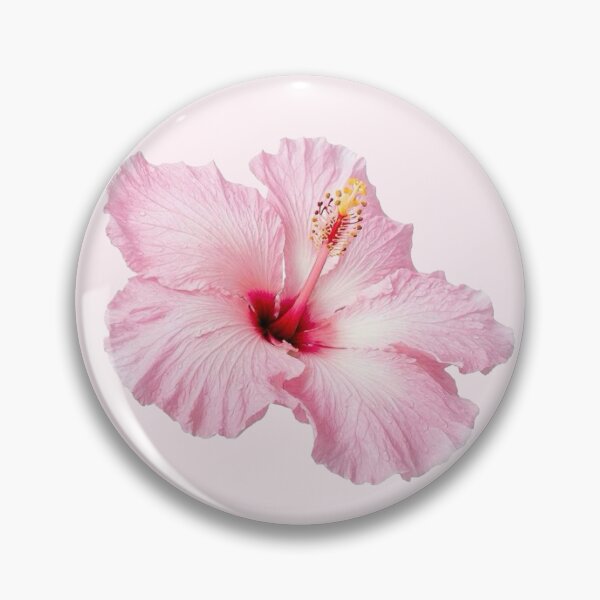 Item preview, pink hibiscus flower sticker designed and sold by inainart.