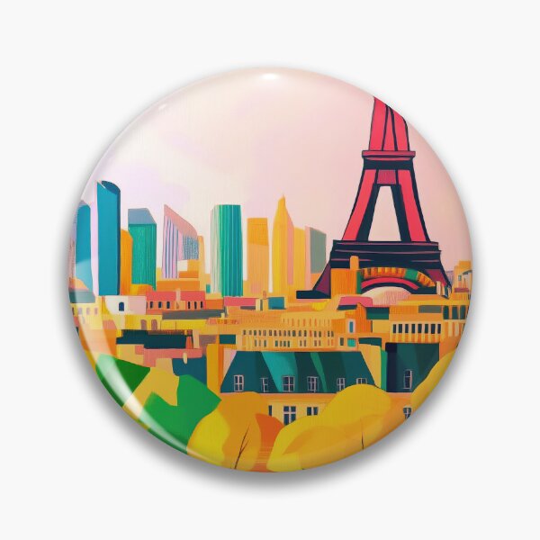 Item preview, Paris Skyline – Rose Dawn designed and sold by SkylineVistas Designs.