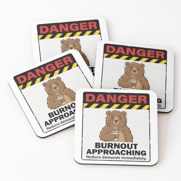 Item preview, Danger Burnout Approaching Bear designed and sold by Visual Dept..