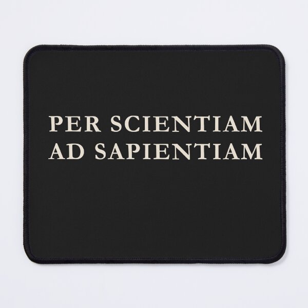 Item preview, Per Scientiam ad Sapientiam Latin Dark Academia Scholarly Text Design designed and sold by semenol.