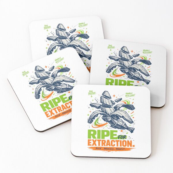 Item preview, Ripe For Extraction Industrial Banana Deconstructed Fruit Cyberpunk Tech Graphic Design - Vintage Mecha Banana Slogan Art by Vivaan Studio designed and sold by Vivaan Studio.