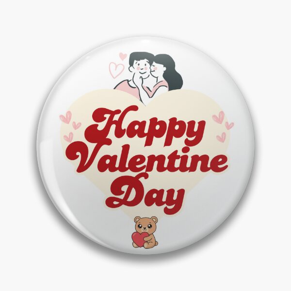 Item preview, Happy Valentine Day Cute Couple & Teddy Heart Design designed and sold by Elly for Design (Power of Creation).