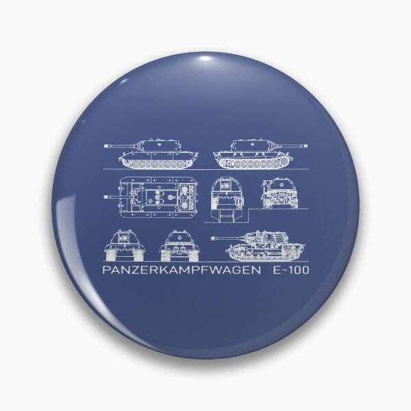 Item preview, Panzer E-100 German WW2 Super-Heavy Tank Blueprints designed and sold by MilitaryMart.