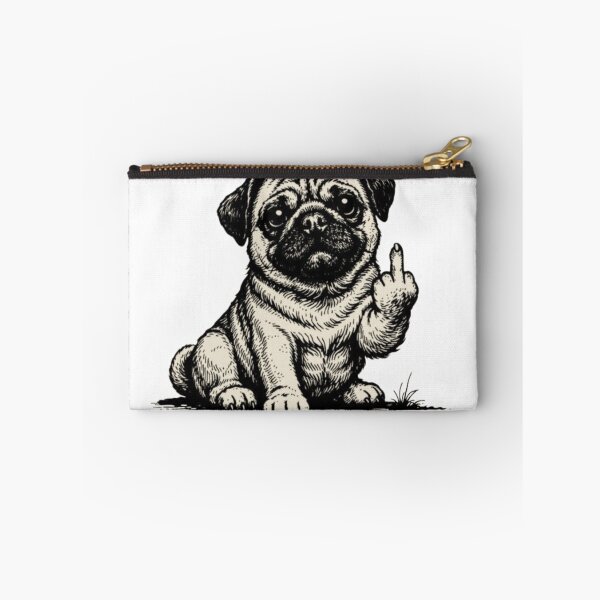 Item preview, Grumpy Pug Attitude designed and sold by TreasureOfAna.