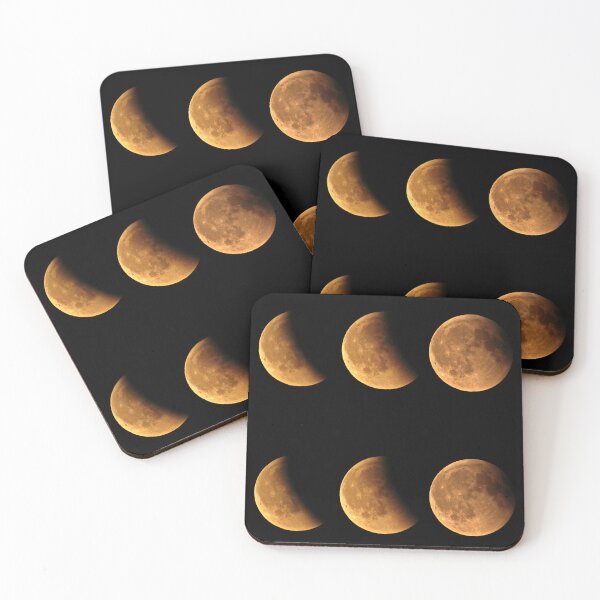 Item preview, Partial Lunar Eclipse Collage designed and sold by Susan Snow Photography and Design.
