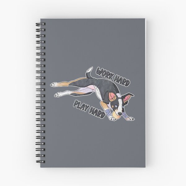 Item preview, Work Hard Play Hard BorderWhipPap designed and sold by Sparklepupfaeri.