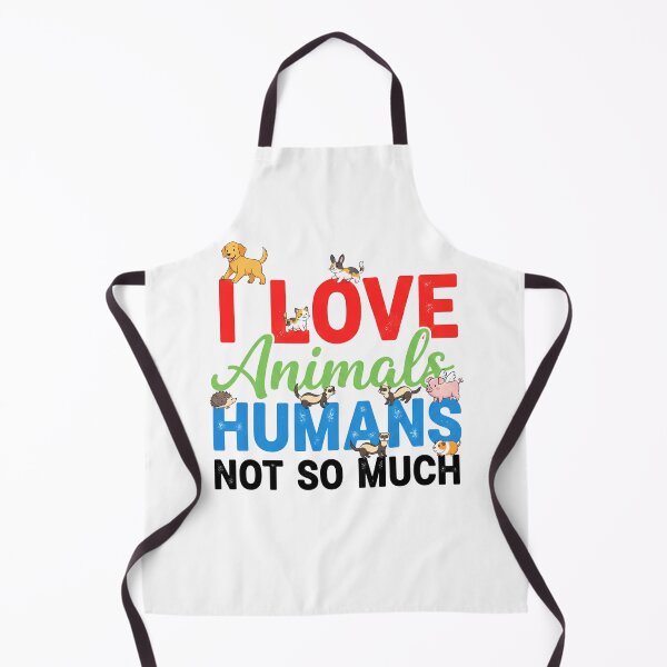 Item preview, I Love Animals Humans Not So Much – Funny Animal Lover Quote Cute Pets Design designed and sold by Kiziorq.